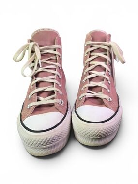 Converse Chuck Taylor All Star Lift High Top Platform Sneakers Pink Women Size 8
